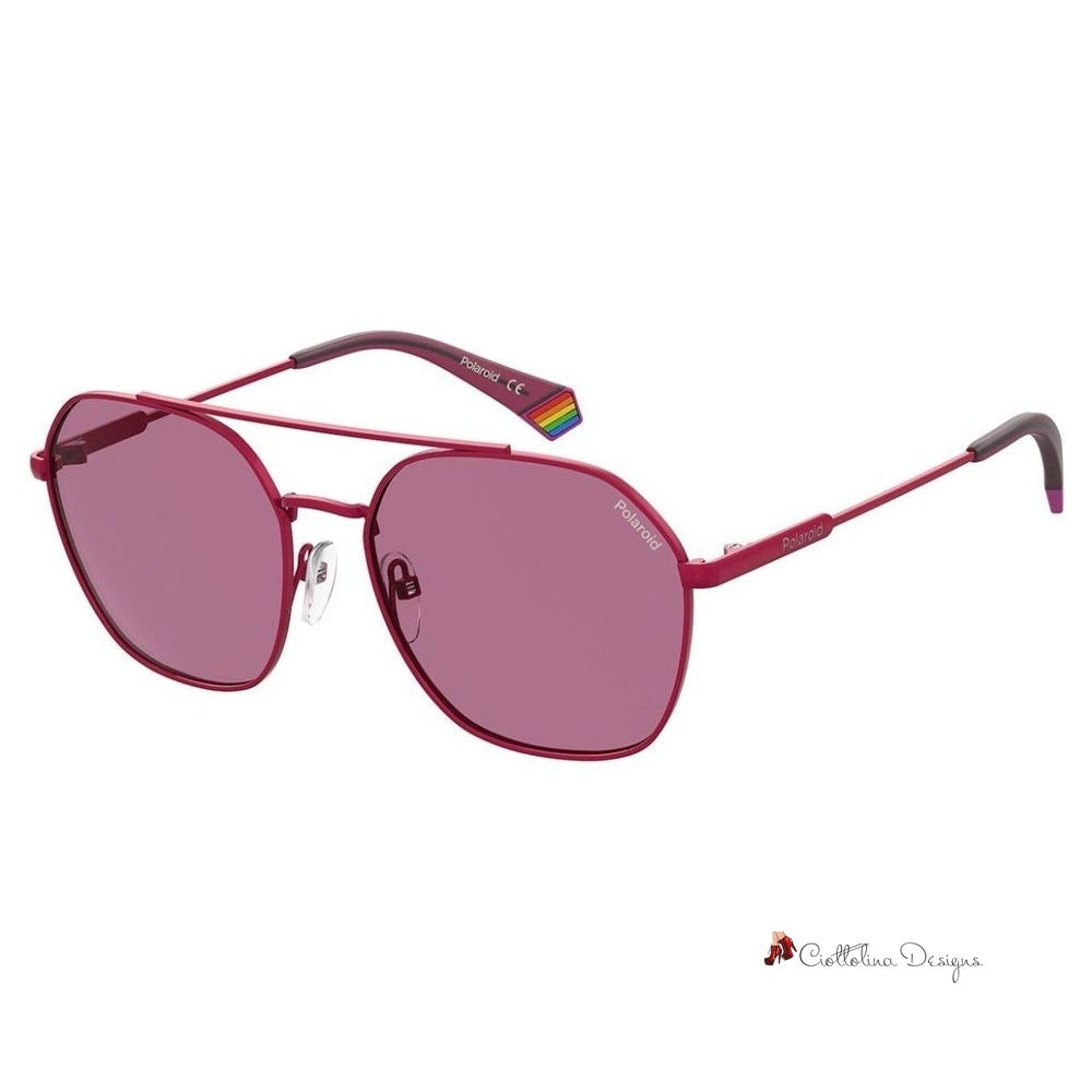 Pink Steel Sunglasses