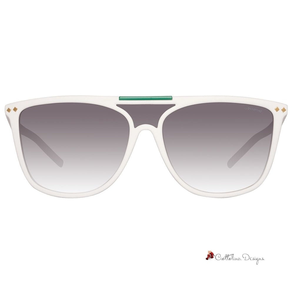 White Acetate Sunglasses