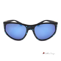 Blue Rubber Sunglasses