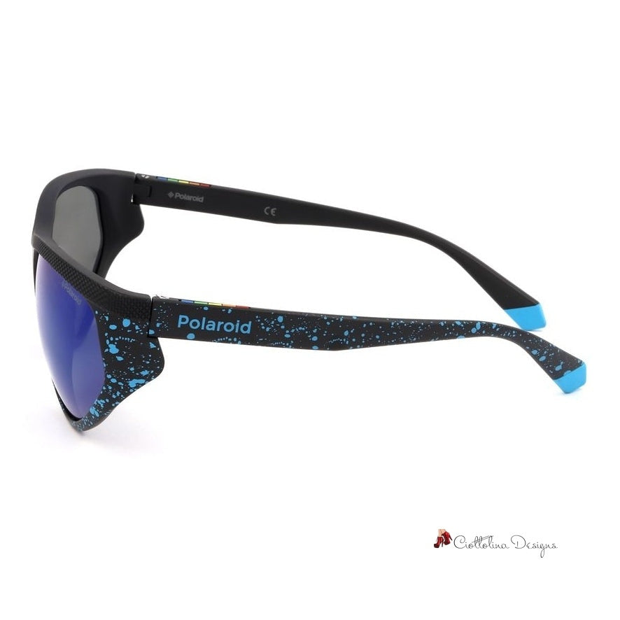 Blue Rubber Sunglasses