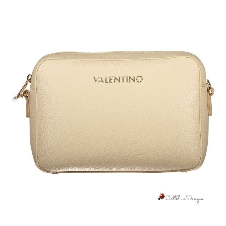 Beige Polyethylene Handbag