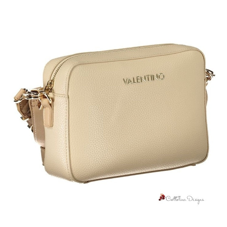 Beige Polyethylene Handbag