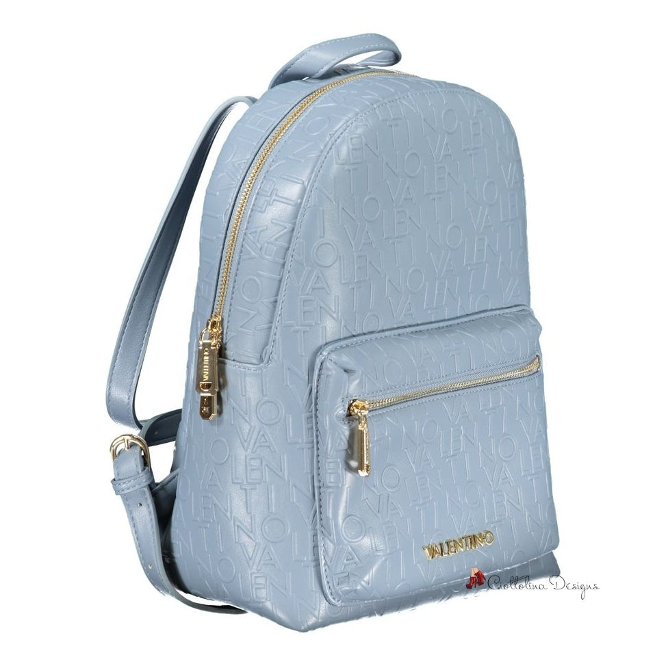 Light Blue Polyethylene Backpack