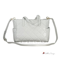 Gray Polyethylene Handbag