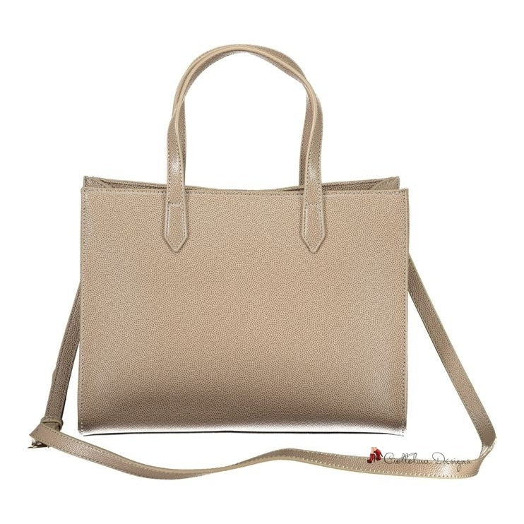 Brown Polyethylene Handbag