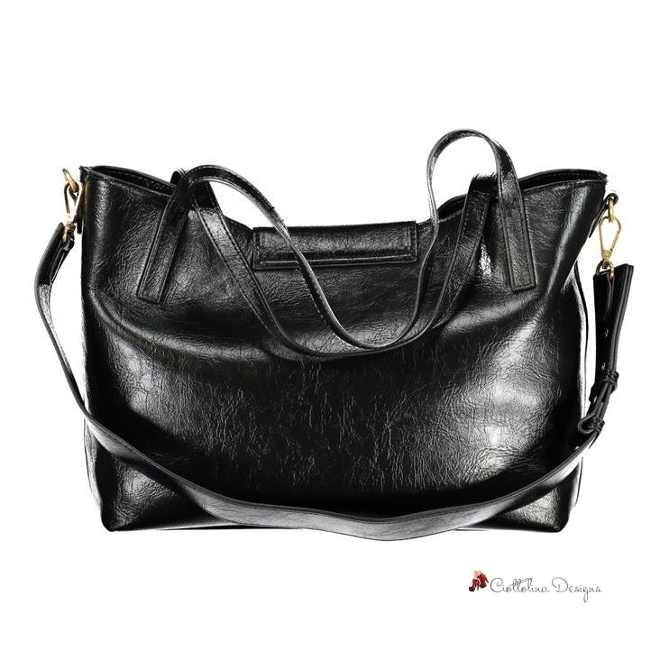 Black Polyethylene Handbag