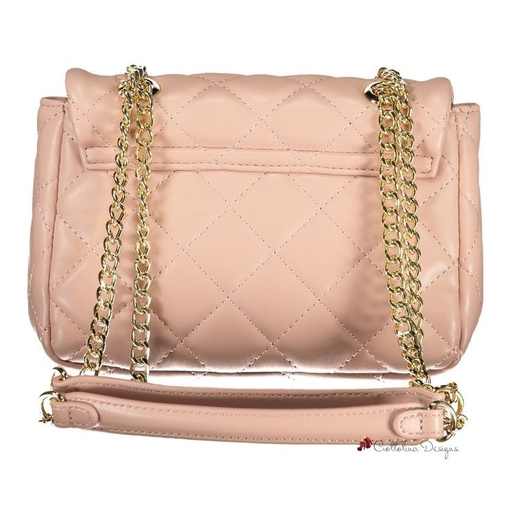 Pink Polyethylene Handbag