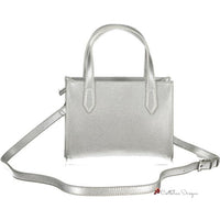 Silver Polyethylene Handbag