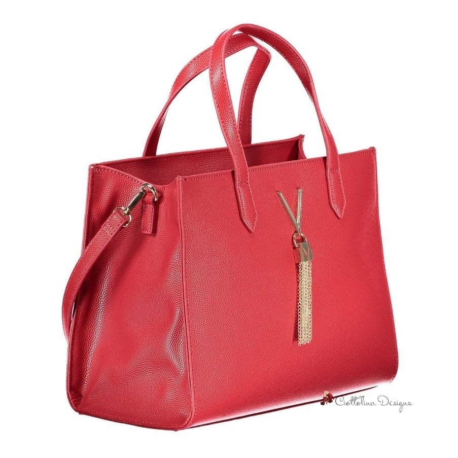 Red Polyethylene Handbag