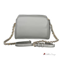 Gray Polyethylene Handbag