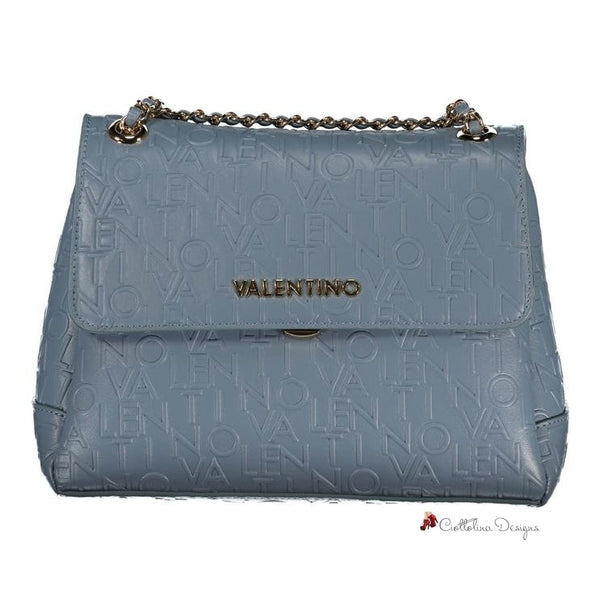 Light Blue Polyethylene Handbag