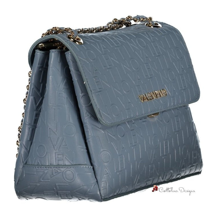 Light Blue Polyethylene Handbag