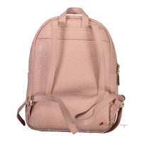 Pink Polyethylene Backpack