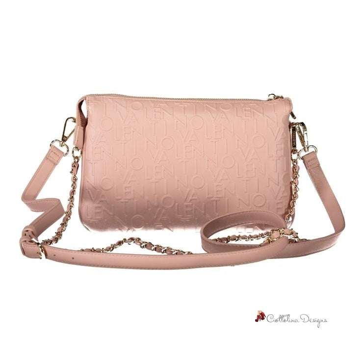 Pink Polyethylene Handbag