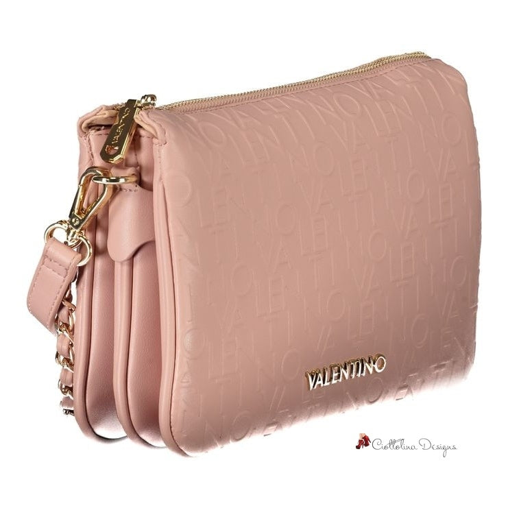 Pink Polyethylene Handbag