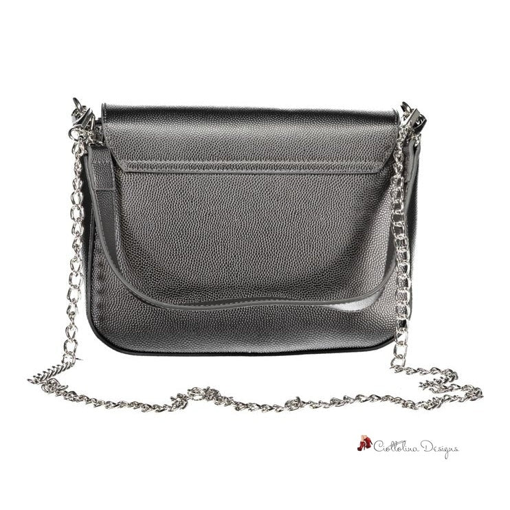 Gray Polyethylene Handbag