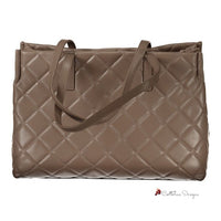 Brown Polyethylene Handbag