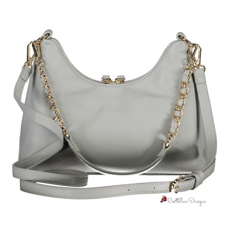 Gray Polyethylene Handbag