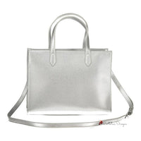 Silver Polyethylene Handbag