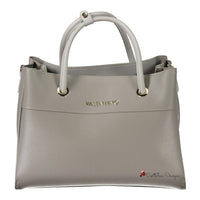 Gray Polyethylene Handbag