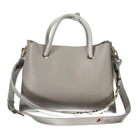 Gray Polyethylene Handbag