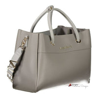 Gray Polyethylene Handbag