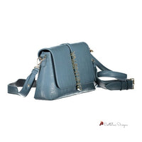 Light Blue Polyethylene Handbag