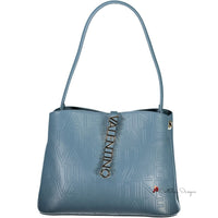 Light Blue Polyethylene Handbag