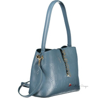 Light Blue Polyethylene Handbag