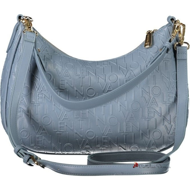 Light Blue Polyethylene Handbag