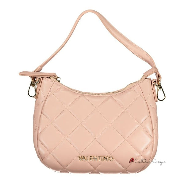 Pink Polyethylene Handbag