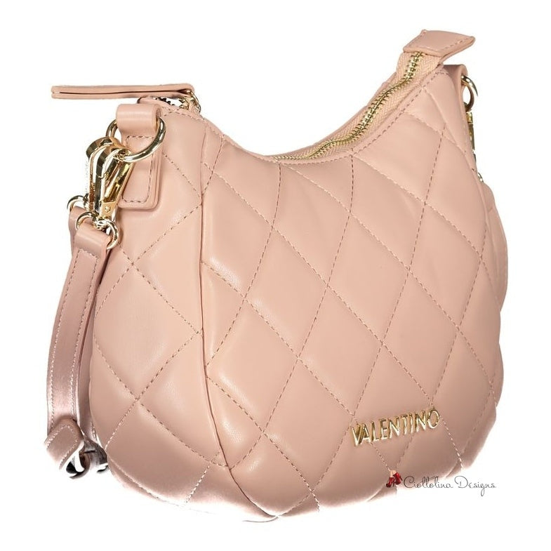 Pink Polyethylene Handbag