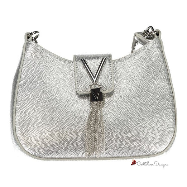 Silver Polyethylene Handbag