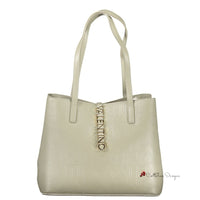 Gray Polyethylene Handbag