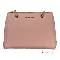 Pink Polyethylene Handbag