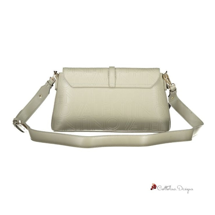 Gray Polyethylene Handbag