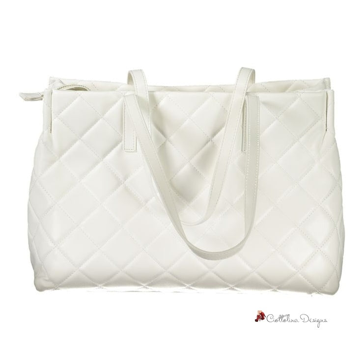 White Polyethylene Handbag