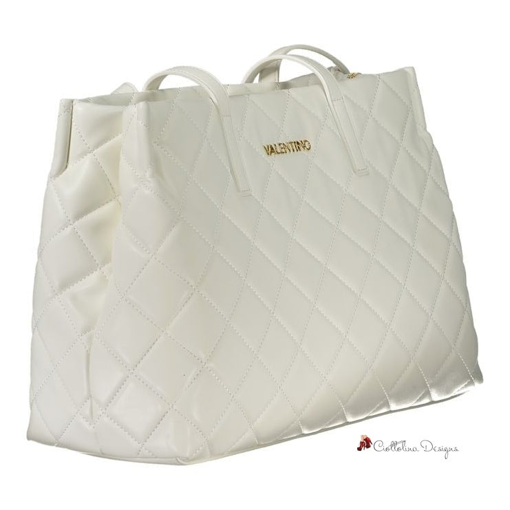 White Polyethylene Handbag