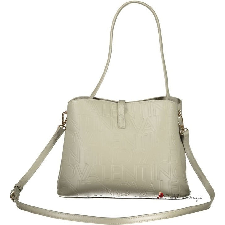 Gray Polyethylene Handbag