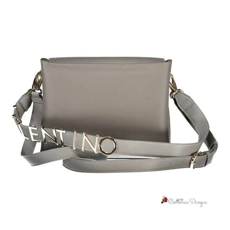 Gray Polyethylene Handbag