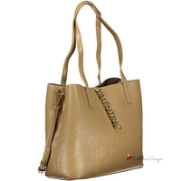 Beige Polyethylene Handbag