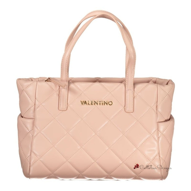 Pink Polyethylene Handbag