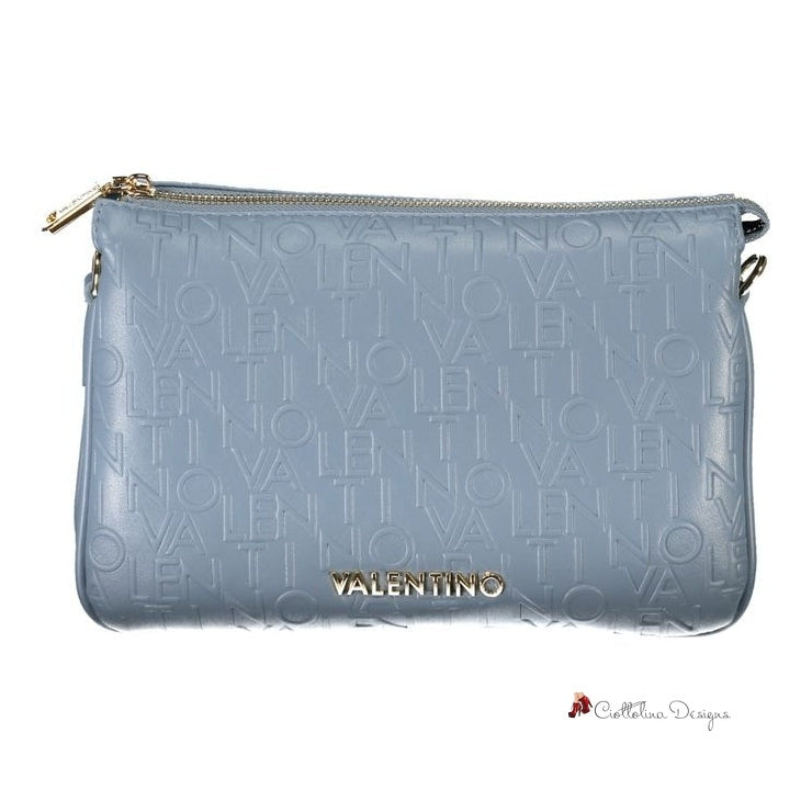 Light Blue Polyethylene Handbag