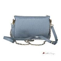 Light Blue Polyethylene Handbag