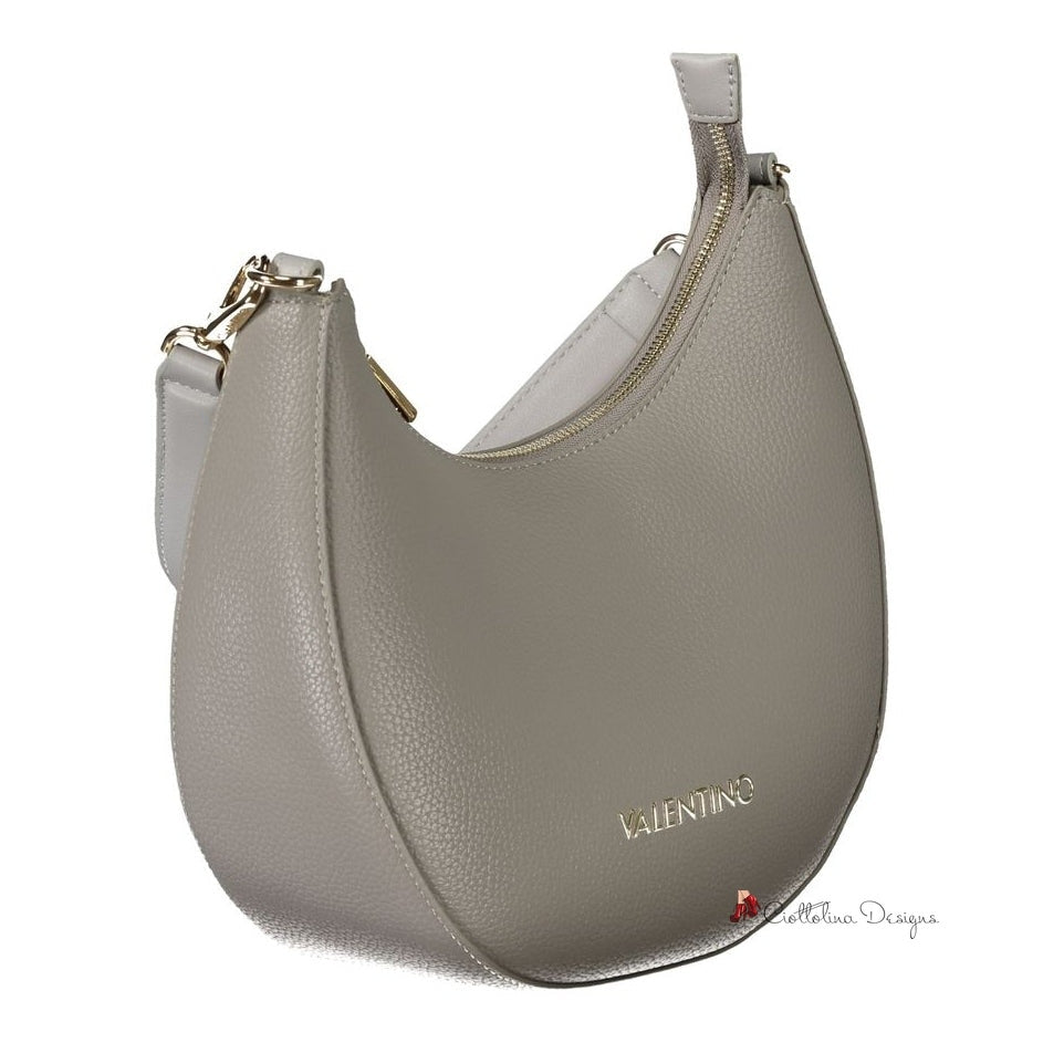 Gray Polyethylene Handbag