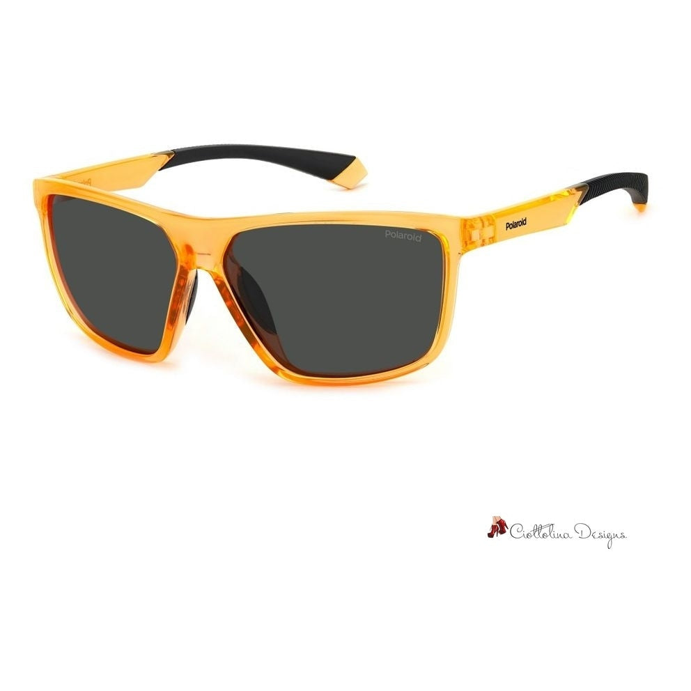 Orange Plastic Sunglasses