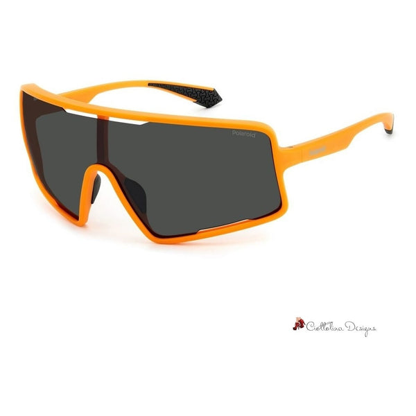 Orange Plastic Sunglasses