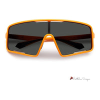 Orange Plastic Sunglasses