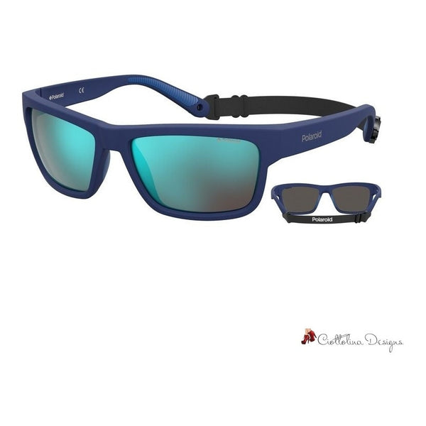 Blue Plastic Sunglasses