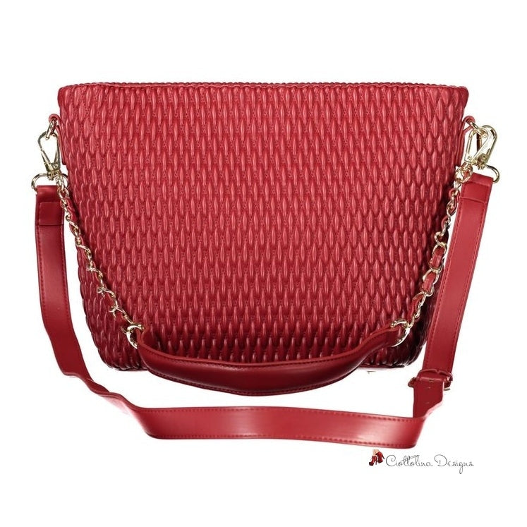 Red Polyethylene Handbag